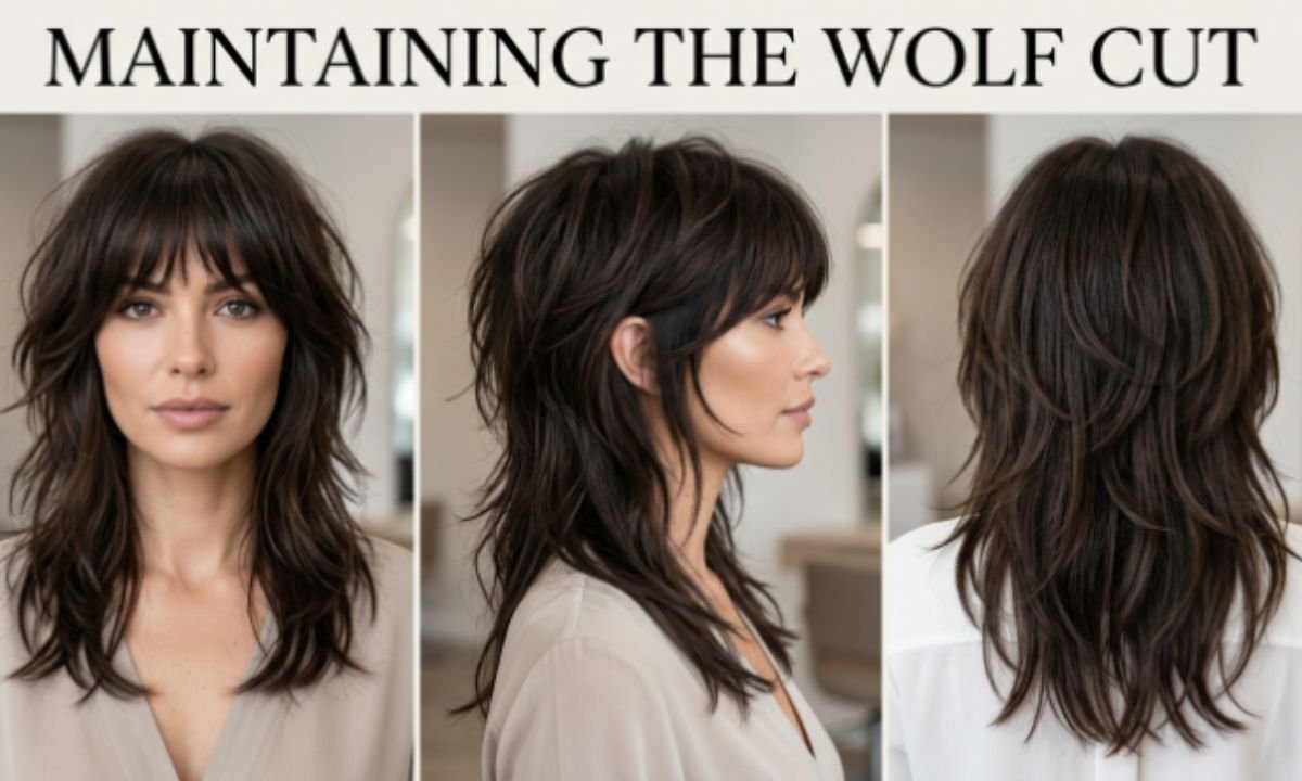 Comment entretenir une coupe « wolfcut »