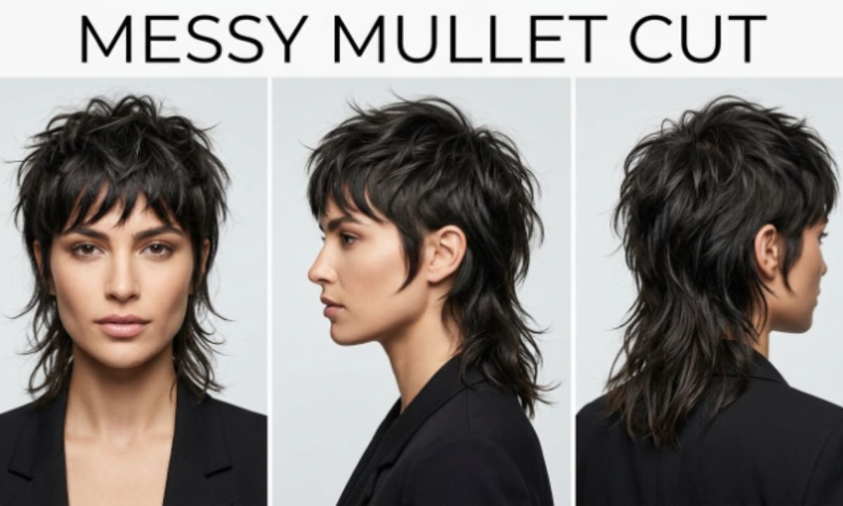 Coupe « mullet » décoiffée