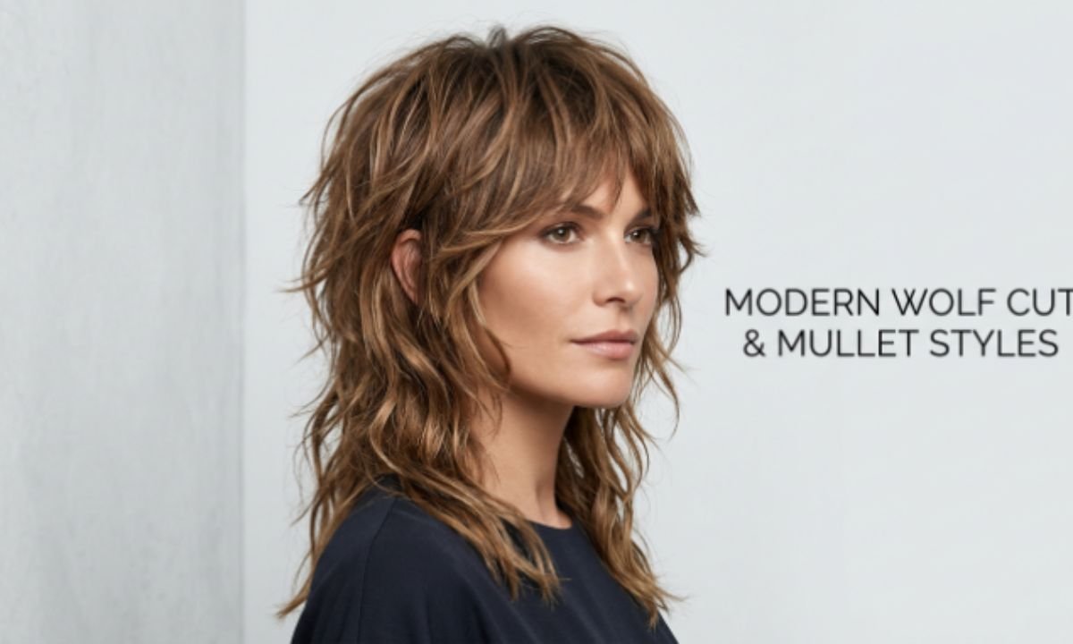 Coupe « wolfcut » avec dégradé en mulet