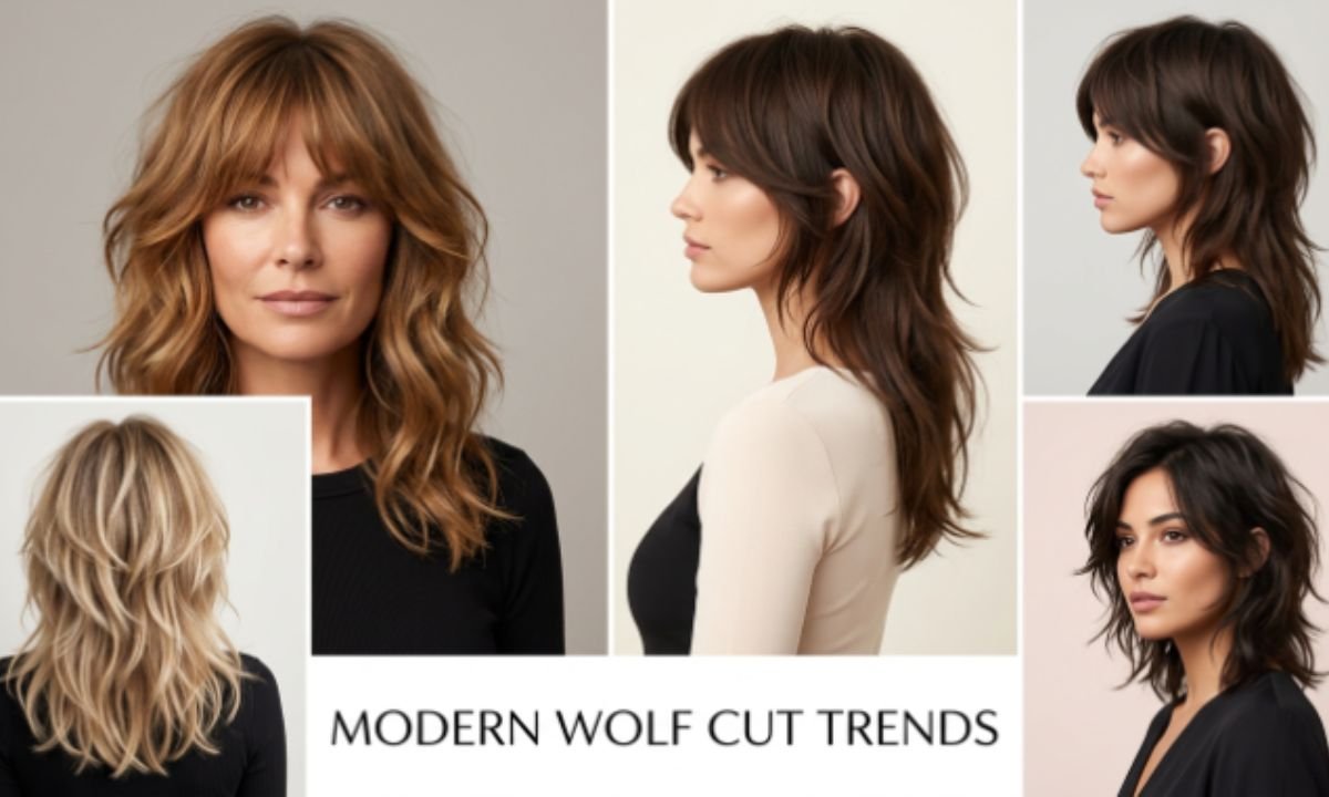 Coupe « wolfcut » dégradée