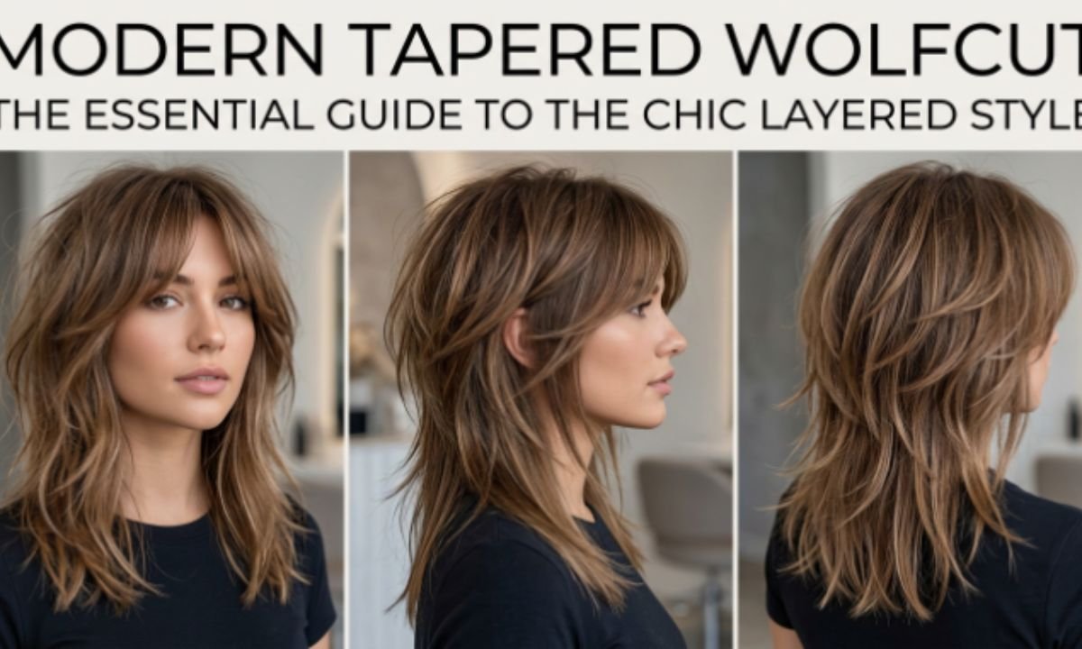 Coupe « wolfcut » effilée