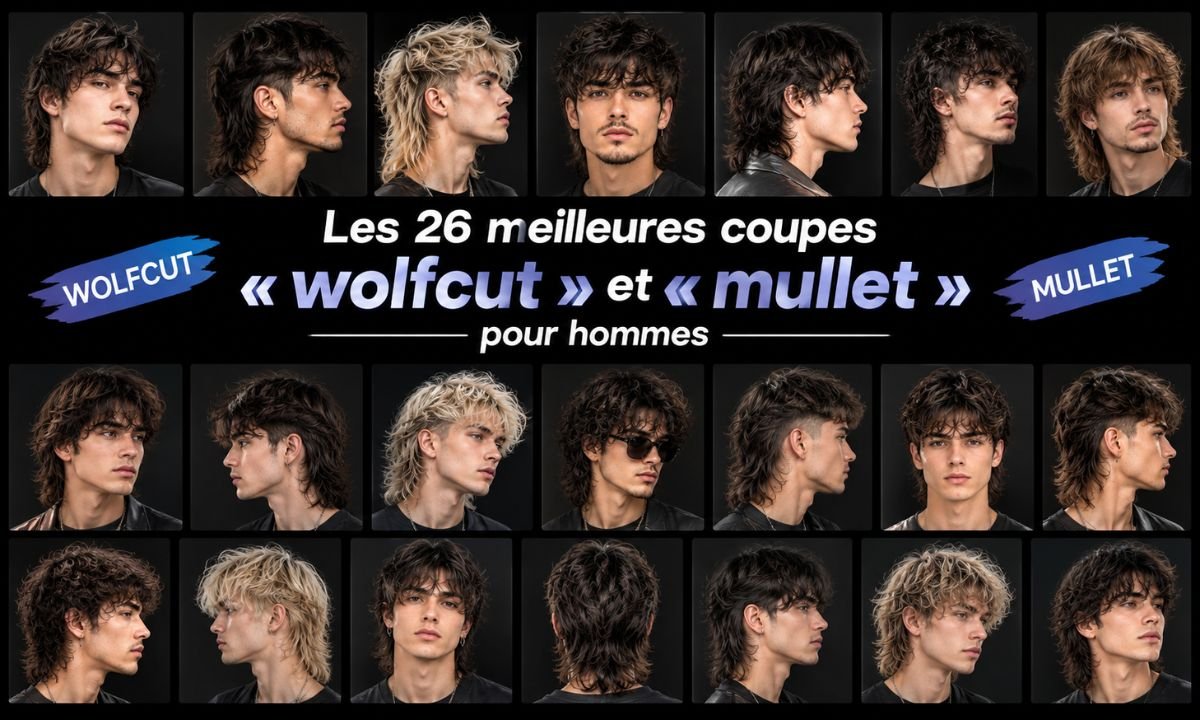 Les 26 meilleures coupes « wolfcut » et « mullet » pour hommes